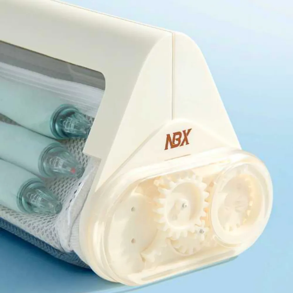 Translucent pencil pouch with Gear design